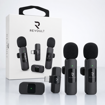 REVOULT K9 Dual Wireless Microphone – Type-C Receiver