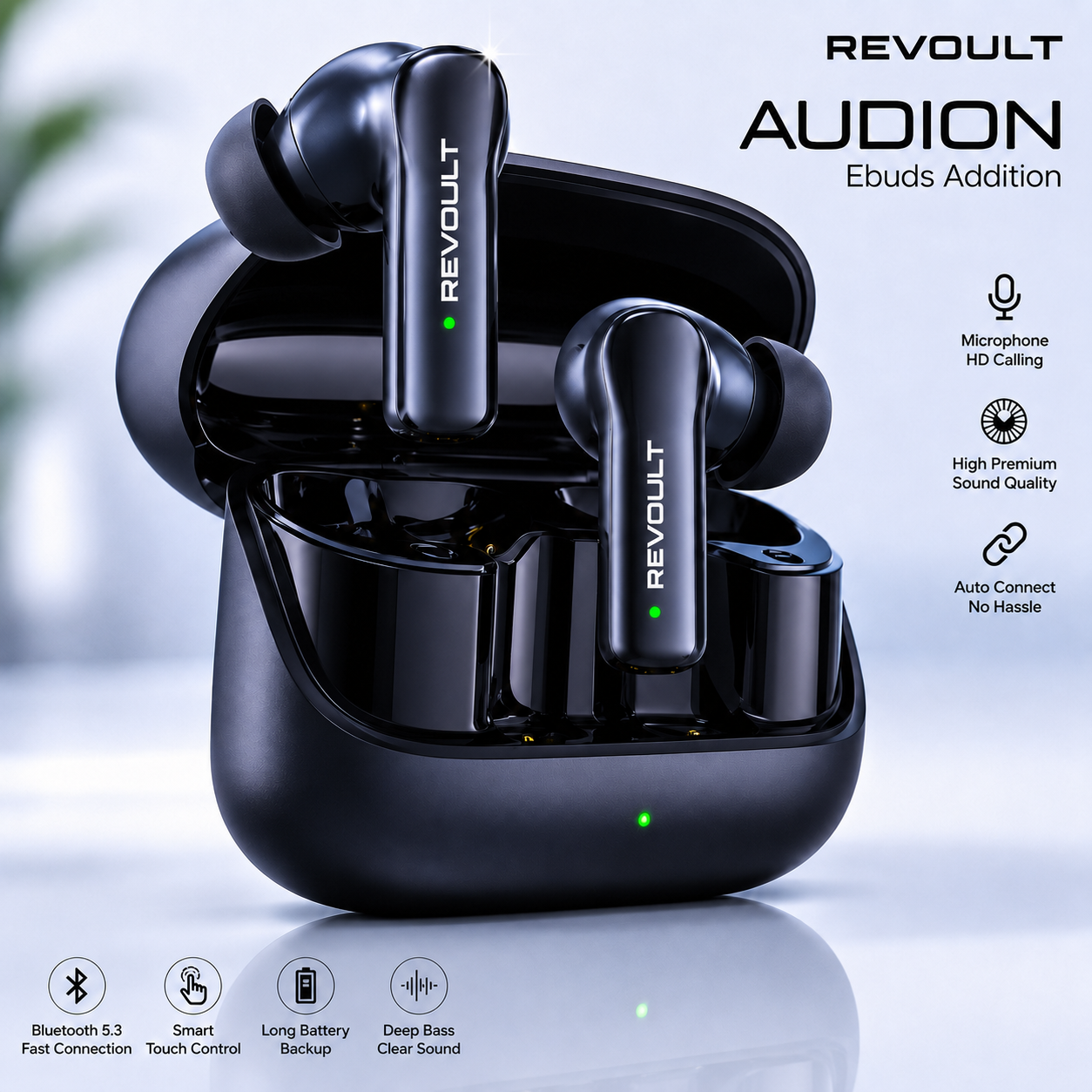 REVOULT AUDION EBUDS + LASER ENGRAVED EDITION