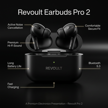 REVOULT Earbuds Pro 2 Buzzer Edition – Premium Quality Wireless Charging Earbuds