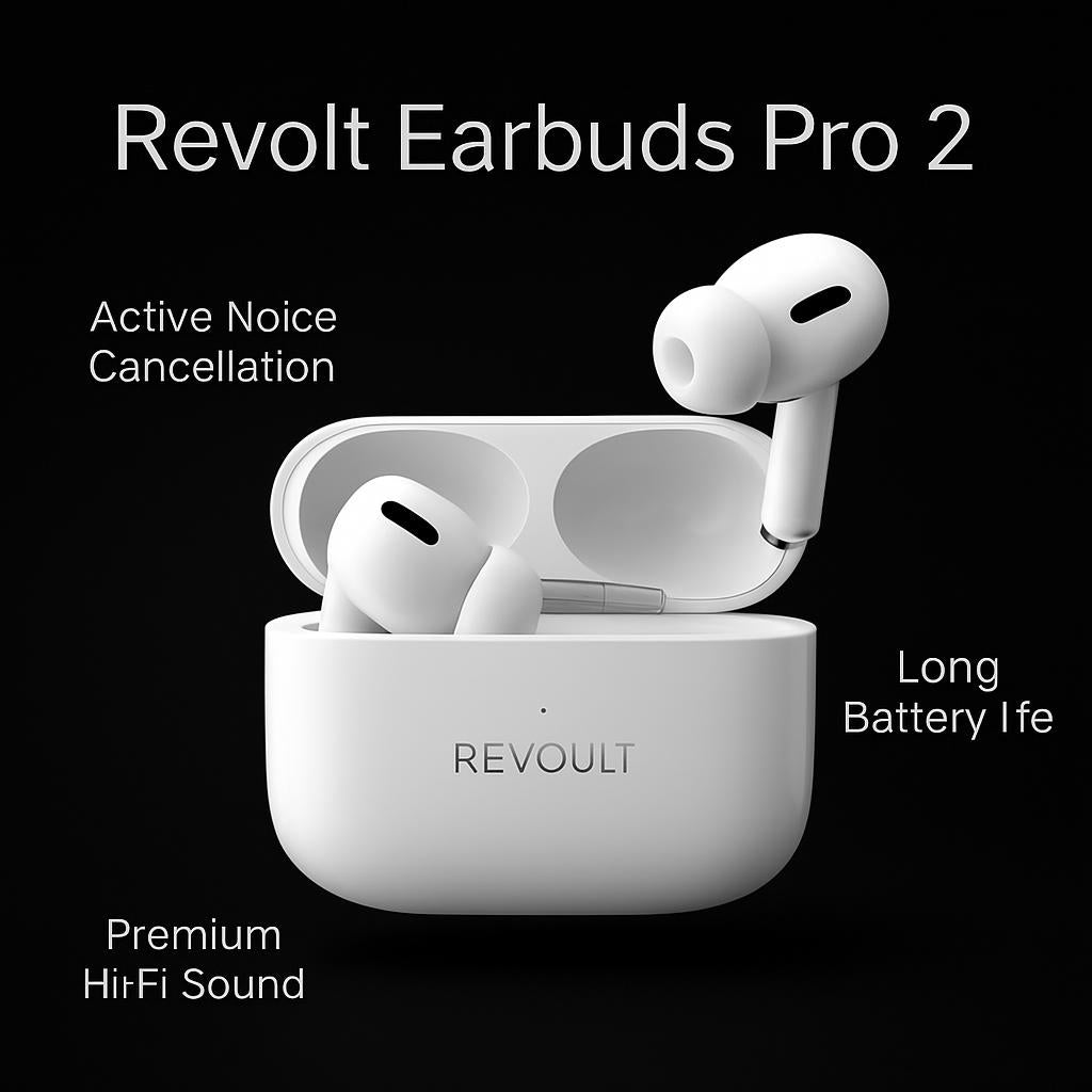 REVOULT Earbuds Pro 2 Buzzer Edition – Premium Quality Wireless Charging Earbuds